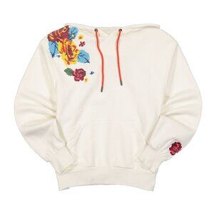 Vans Needlepoint/Embroidered Floral Hoodie Size L